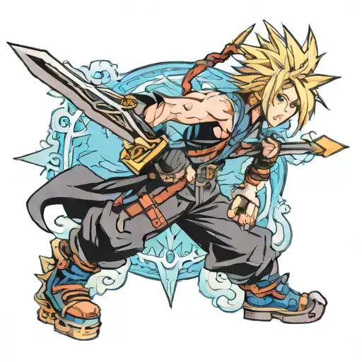 Cloud Strife De Final Fantasy
