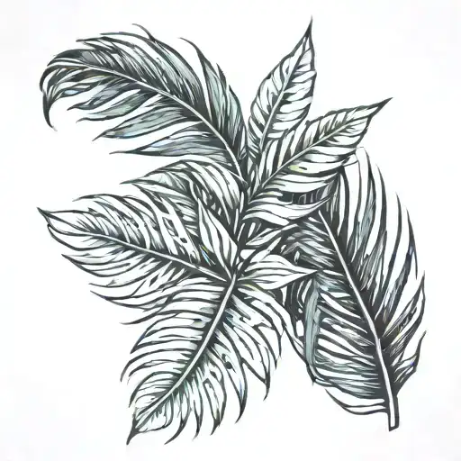 Palm Leaf Intertwined