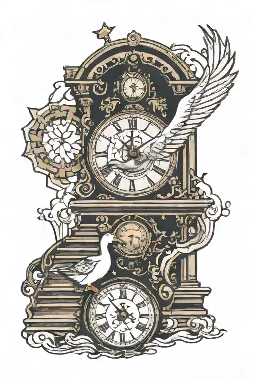 Duck Clock Star Stairs