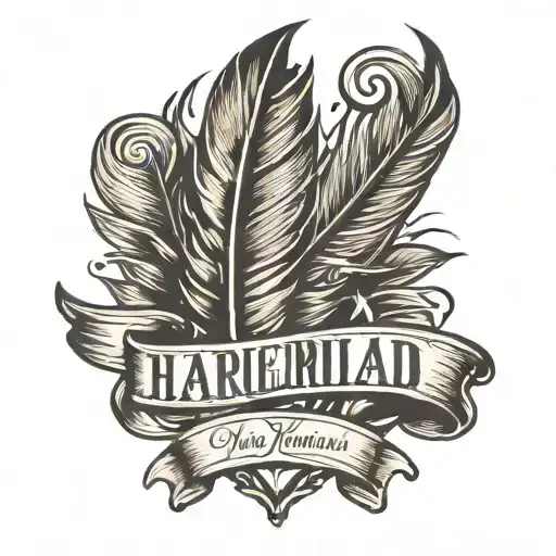 Dad Memorial Heartbeat Line Feather