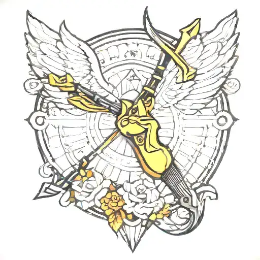 Apollo Bow And Arrow Fine Line