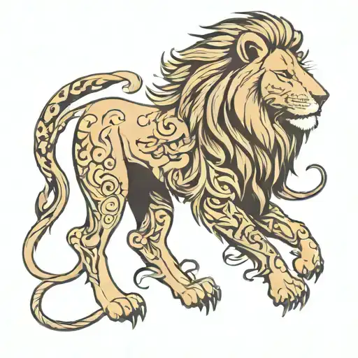 Lion With Fly Wings