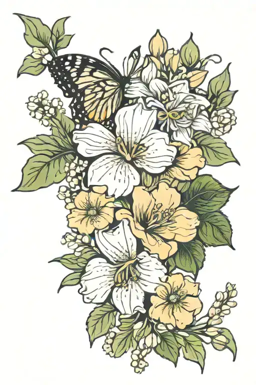 May And January Birth Flowers