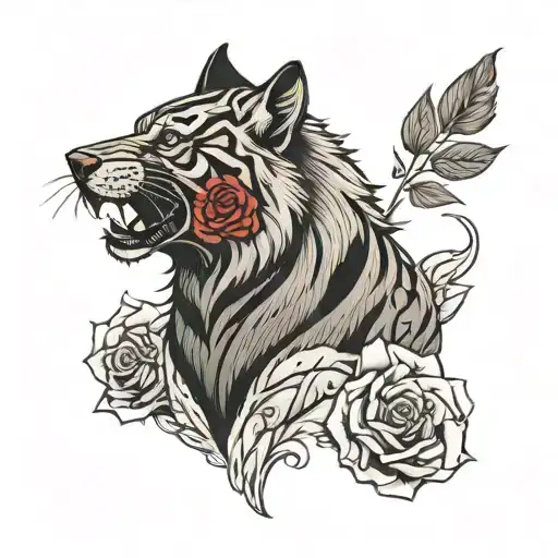 Rose Tiger Wolf