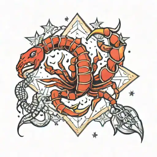 Stars And Scorpio Zodiac Sign