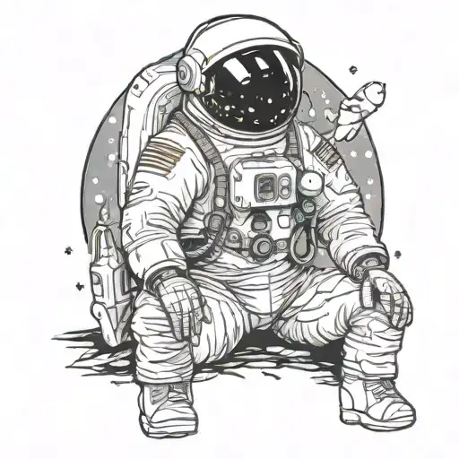 Sad Astronaut Lost
