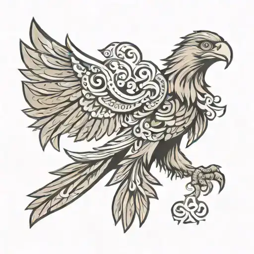 Albanian Eagle With Skenderbeg