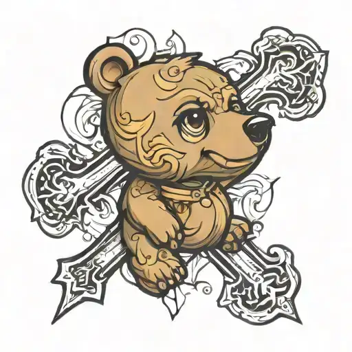 Bear And Cross