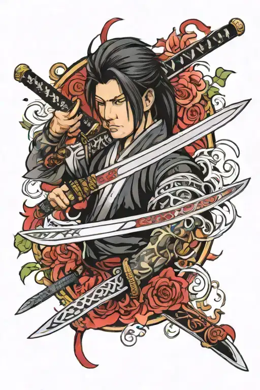 Katana And Wakizashi Swords