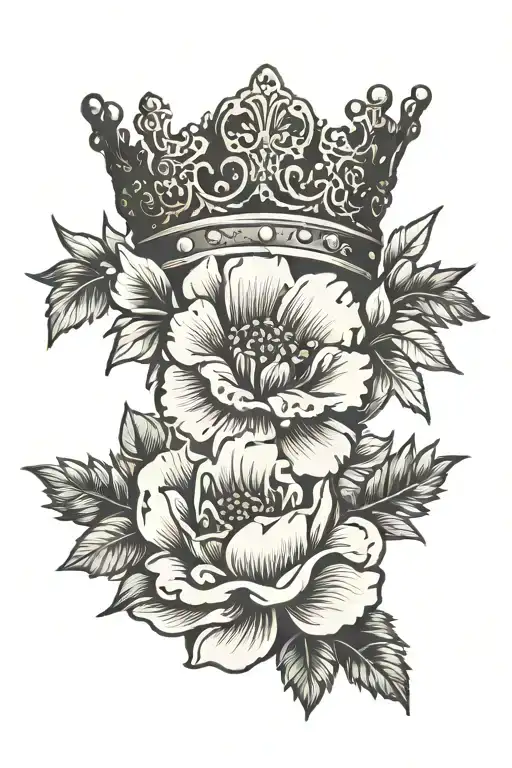 Heather Flower And Crown