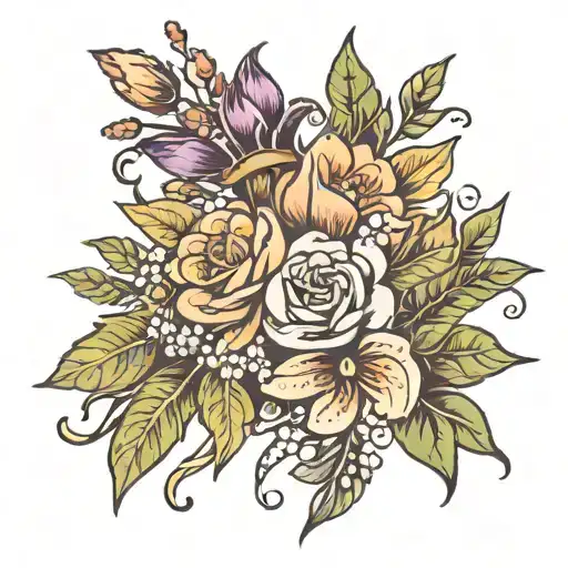 Heather Flower And Crown