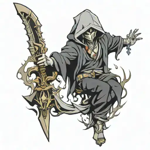 Anime Minato Grim Reaper