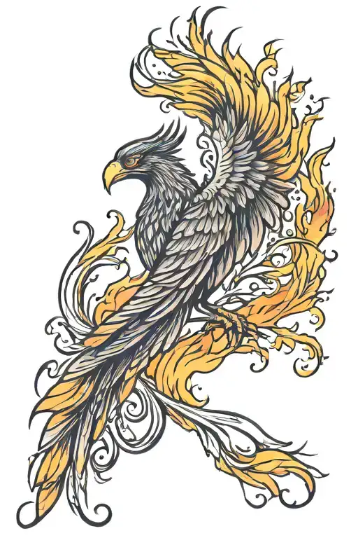 Phoenix Rising From Ashes