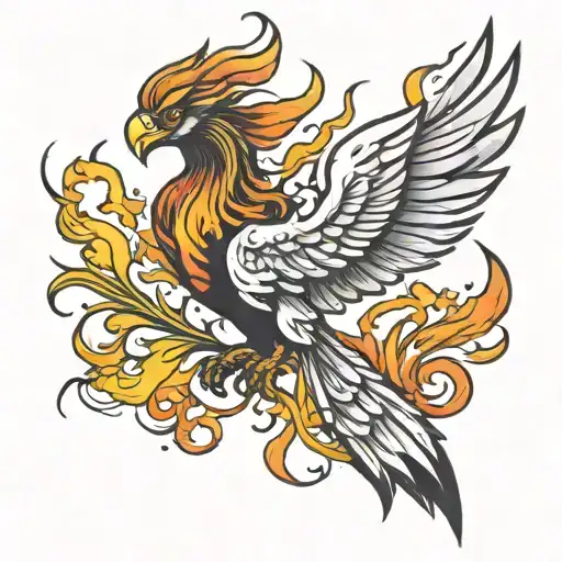 Phoenix Rising From Ashes