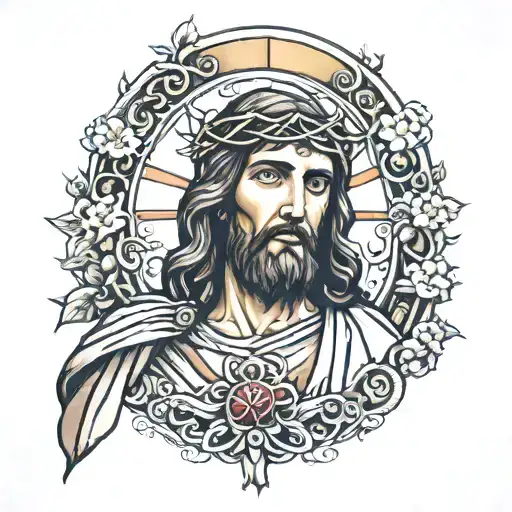 Jesus Christ On A Sleeve