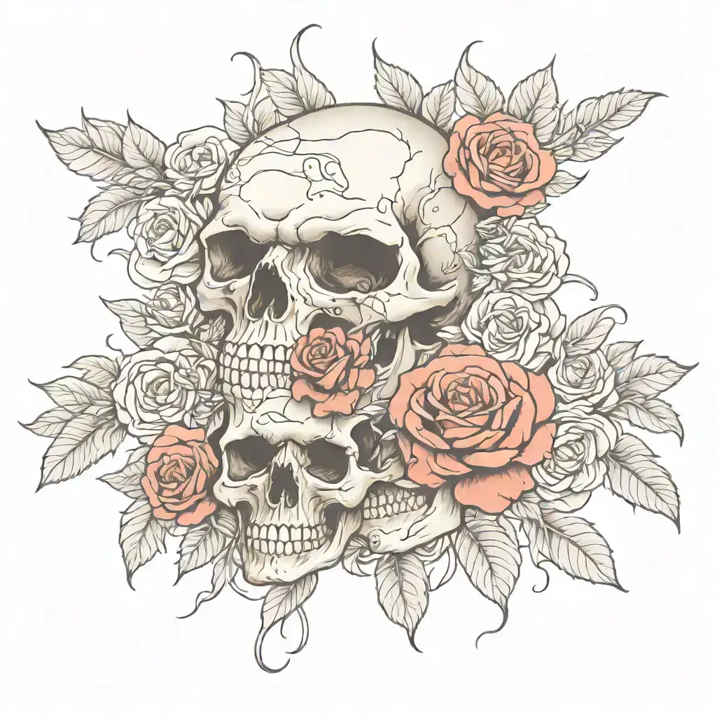 Skull And Roses