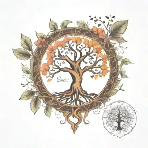 Tree Of Life And Kids Names