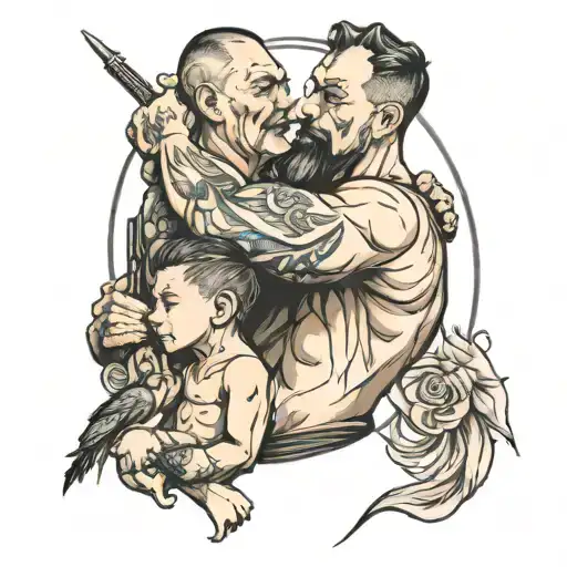 Tatoo Father And Son