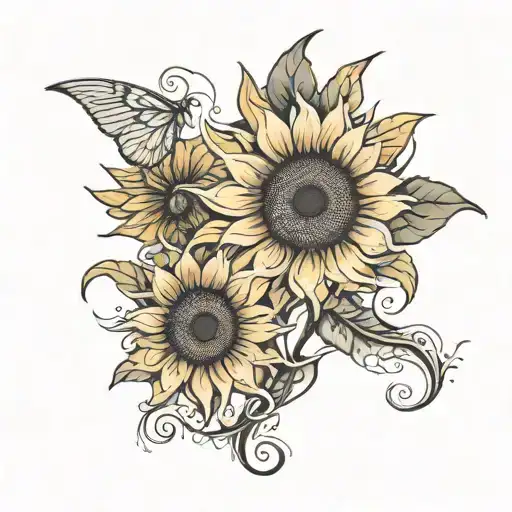 Palomino Princess Written As The Stem Of A Sunflower