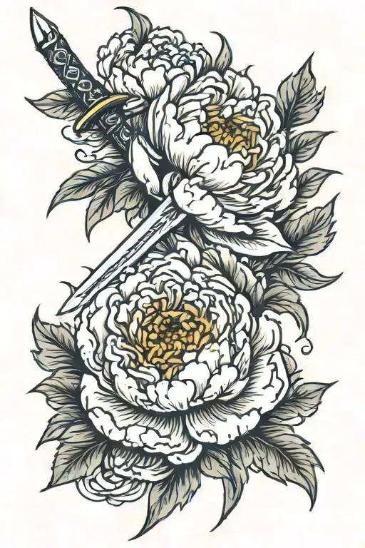 Sword Peony Flowers