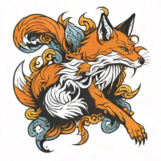 9 Tailed Fox Full Size