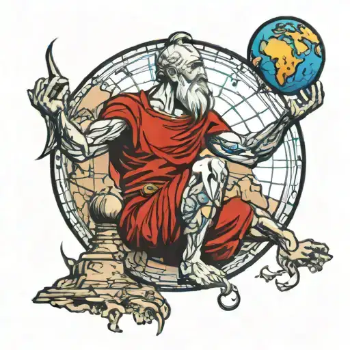Atlas Holding The Earth