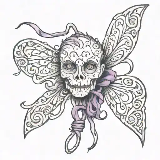 Cankerman From Before I Wake Movie Representing Pancreatic Cancer With The Ribon