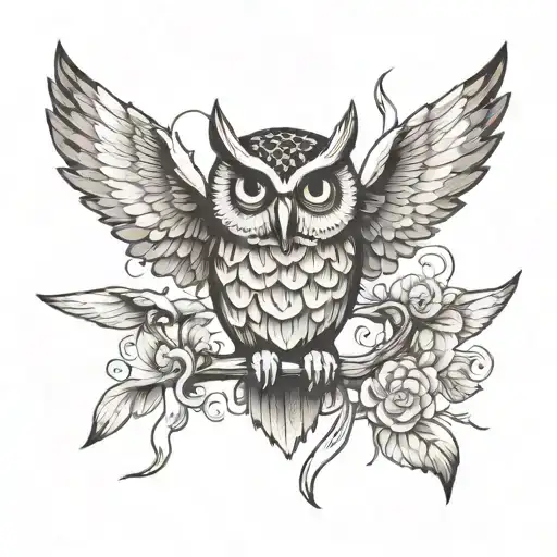 Flying Owl Chest