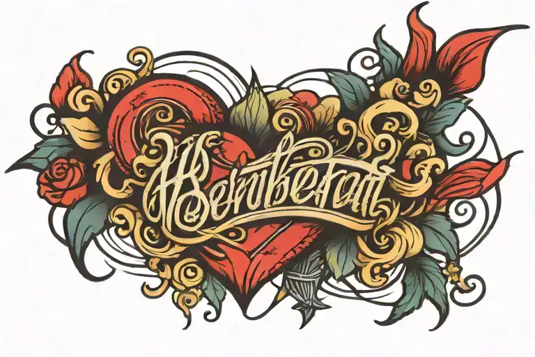 William Heartbeat Line Wrapping