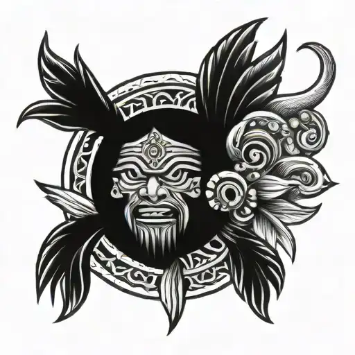 Philippine Tribe Style Black