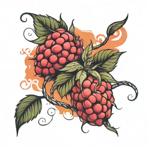 Raspberries And Fire