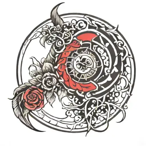 With The Neda Symbol Sign