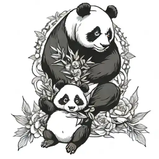 Panda And Penguinn