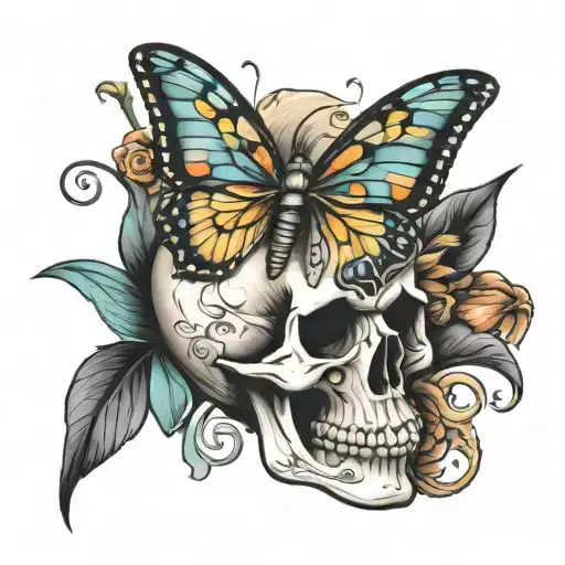 Skull Butterfy