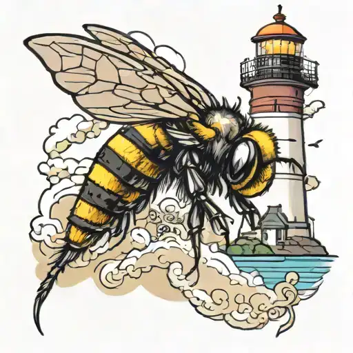 Bumblebee Flying Lighthouse