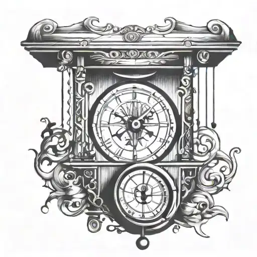 Pendulum Swinging From Black To White