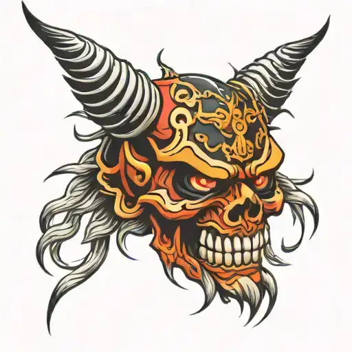 Oni Mask Skull