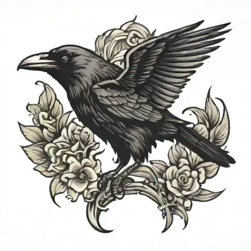 Crow Flying