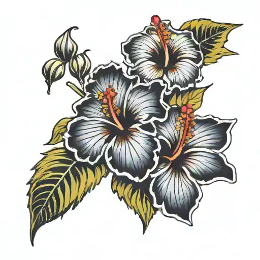 Hibiscus With Kids Names Incorporated