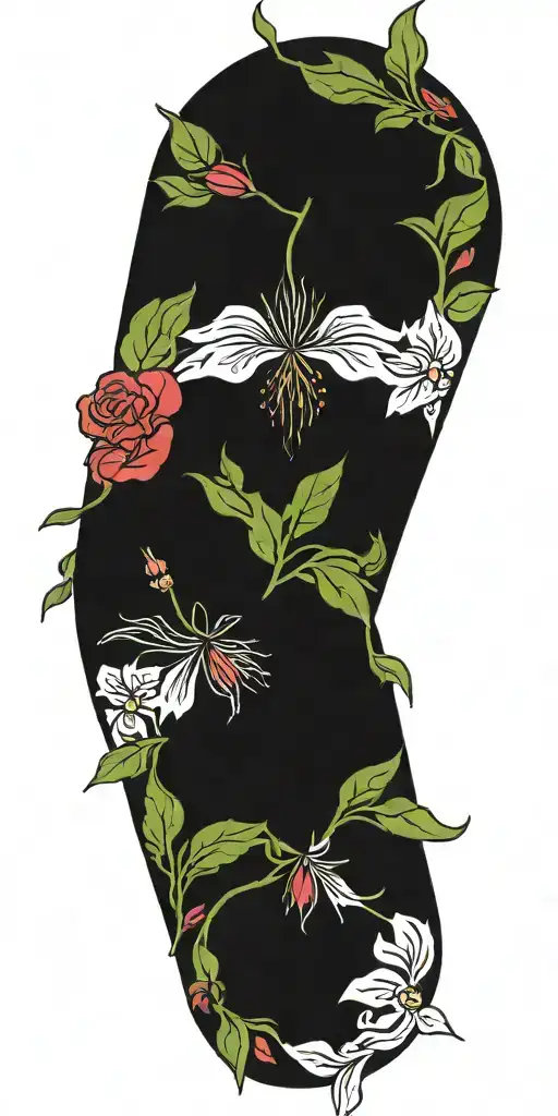 Roses Mayflowers Hibiscus