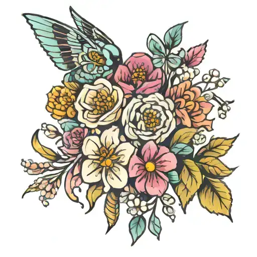 Zodiac Flower Bouquet