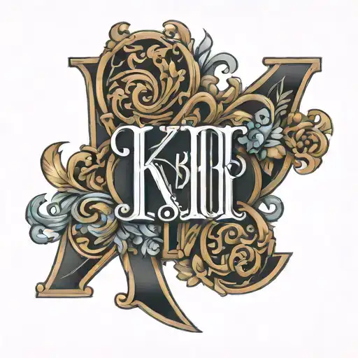 Initials Kb And Roman Numerals For The Date 2 15