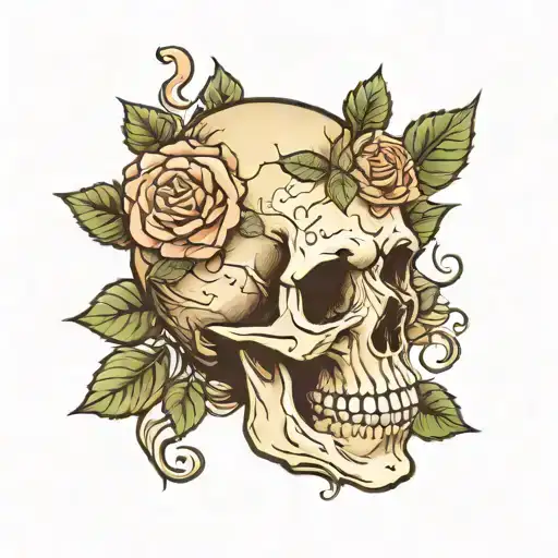 Skull And Roses
