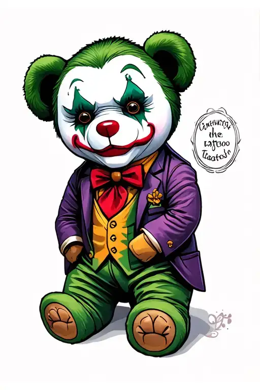 Joker Teddy Bear
