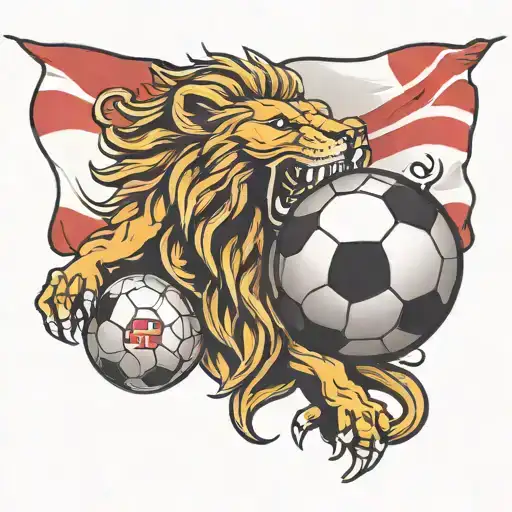 England Football Flag 3 Lion Roaring England Till I Die