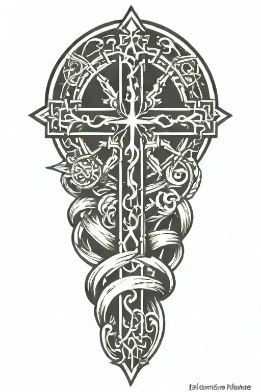 Star Of Life And Cross