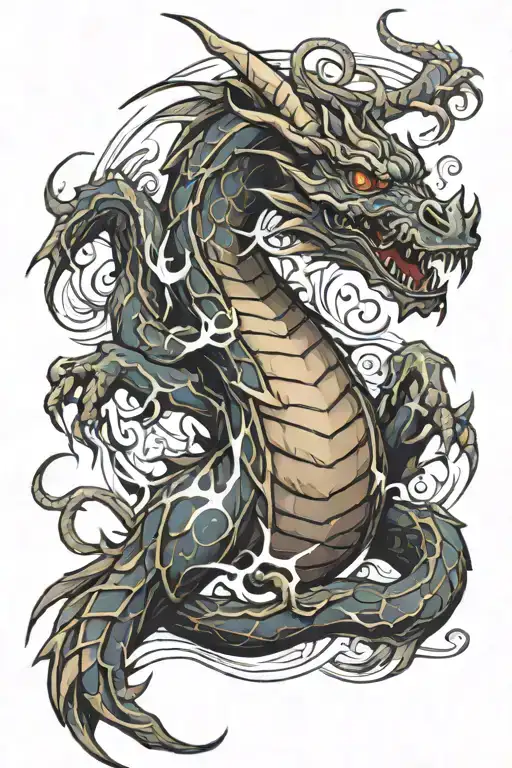 Smoke Dragon Wrapped