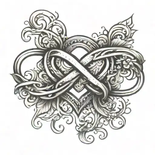 Infinity Symbol With A Heart