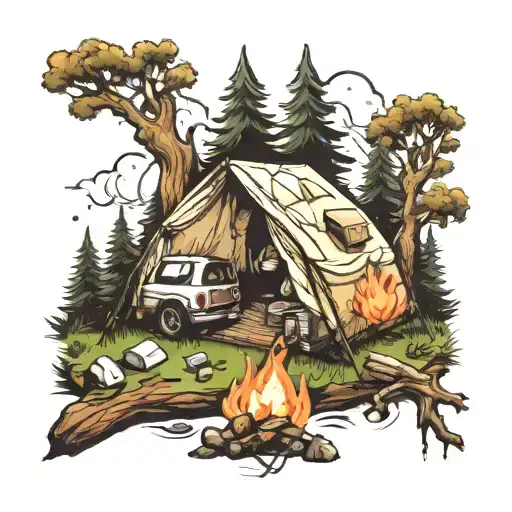 Camping Scene