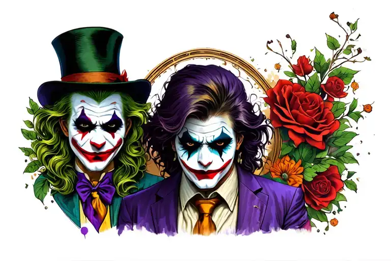 Joker And Alerquina Portrait